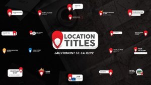 Videohive Location Titles | After Effects 32530537 Titles template preview