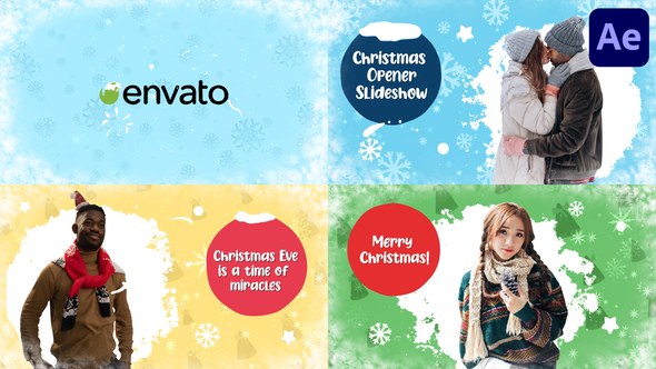 Christmas Opener | After Effects Video Displays template preview