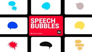 Videohive Speech Bubbles for After Effects Elements template preview