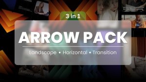 Videohive Arrow Transition PACK Elements template preview
