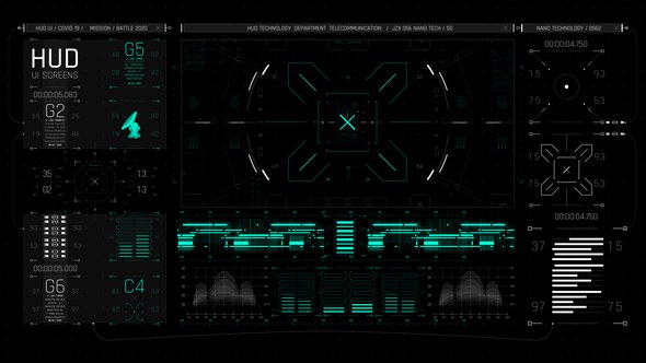 Videohive HUD UI Game Interface 07 Elements template preview