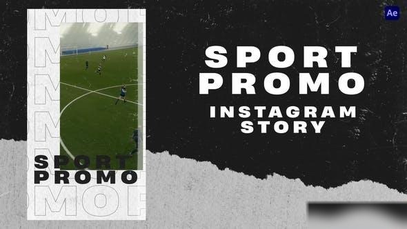 Videohive Sport Promo Instagram Stories & Reels Openers template preview