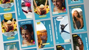 Videohive Holiday Life Stories Product Promo template preview