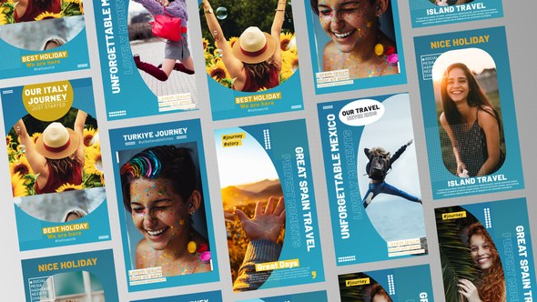 Videohive Holiday Life Stories Product Promo template preview