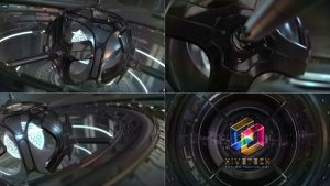 Videohive SciFi Cyber Tech Logo Logo Stings template preview