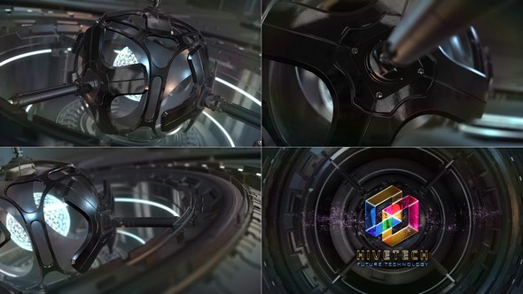 Videohive SciFi Cyber Tech Logo Logo Stings template preview