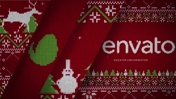 Videohive Christmas Sweater Logo Logo Stings template preview