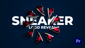 Sneaker Shoes Logo Reveala Instagram Stories MOGRT Premiere Pro template preview