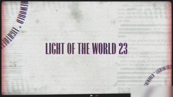 Videohive Light Of The World // Conference Promo Openers template preview