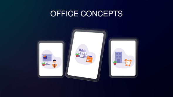 Videohive Office Concepts Elements template preview