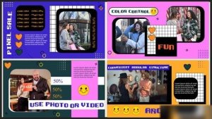 Videohive Pixel Sale Slideshow Openers template preview