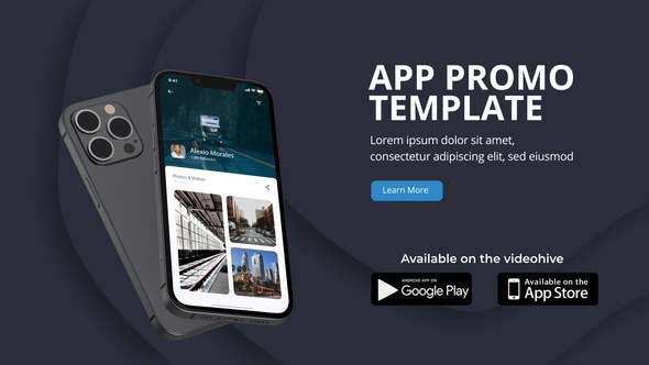Videohive Clean App Promo | Phone 13 Pro Product Promo template preview