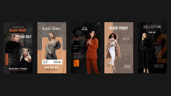 Videohive Black Friday Fashion Sale Product Promo template preview