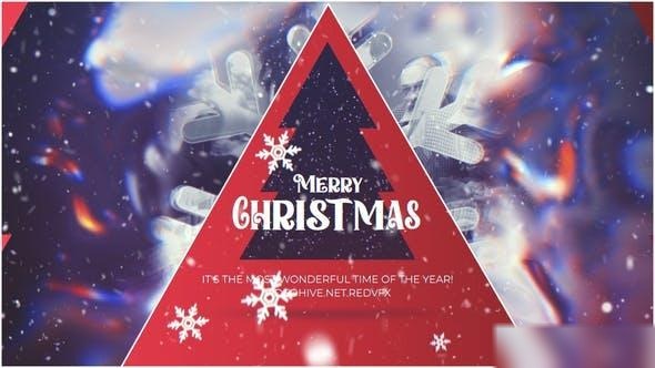 Videohive Merry Christmas // Minimal Greeting Openers template preview