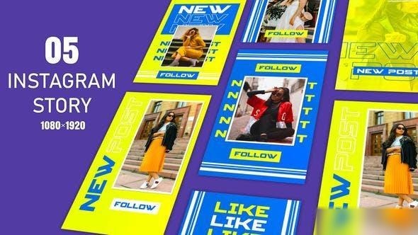 Videohive Instagram Story Frames After Effects Template Elements template preview