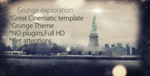 Videohive Grunge Exploration Openers template preview