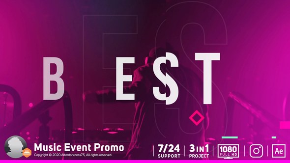 Videohive Music Event Promo 21150268 Openers template preview