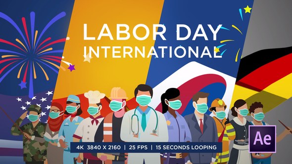 Videohive Happy Labor Day International Elements template preview