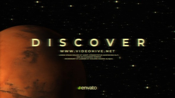 Videohive Mars Discover Logo Logo Stings template preview