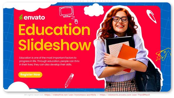 Videohive Education Blog Promo Openers template preview