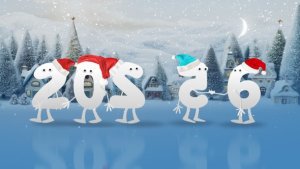 Videohive Happy New Year Cartoon 2026 | AE Openers template preview