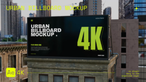 Videohive Urban Billboard Mockup 55108011 Product Promo template preview