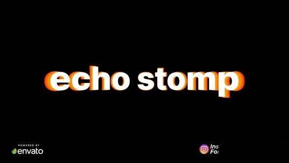 Videohive Echo Stomp Intro Openers template preview