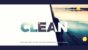 Videohive Smooth Modern Slide Video Displays template preview