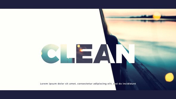 Videohive Smooth Modern Slide Video Displays template preview