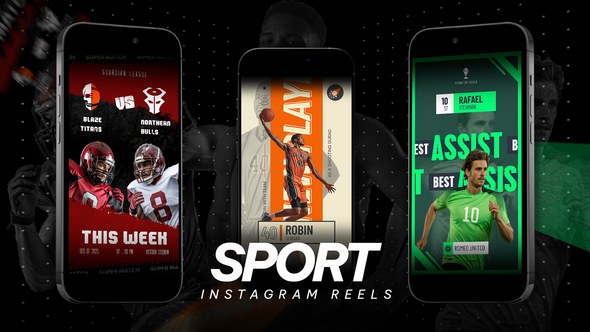 Videohive Sport Instagram Reels Product Promo template preview