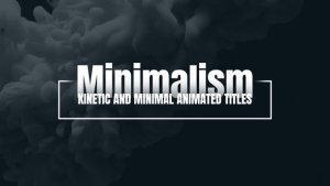 Videohive Minimalism - Text Animation Titles template preview