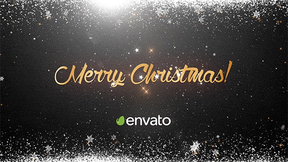Christmas Card Video Displays template preview
