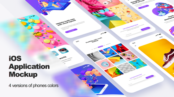 Videohive Application Mockup Product Promo template preview