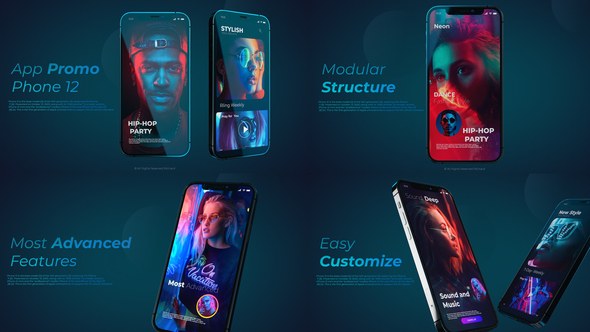 Videohive App Promo // Phone 12 Pro Product Promo template preview