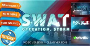 Videohive Police Logo - Law Force Show Short Opener Openers template preview