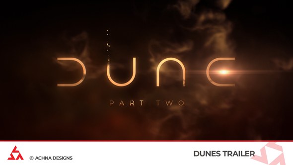 Videohive Dunes Trailer Ramadan template preview