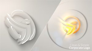 Videohive Clean & Simple Corporate Logo Reveal Logo Stings template preview