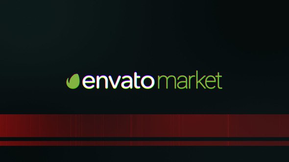 Videohive Fast Glitch V2 Logo Stings template preview