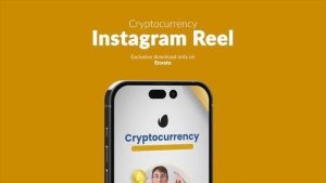 Videohive Cryptocurrency Instagram Reel Openers template preview