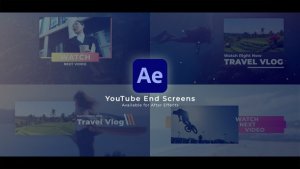 Videohive YouTube End Screens 42697554 Broadcast-packages template preview