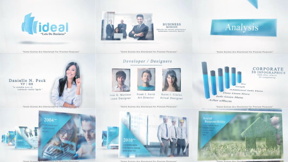 Videohive Corporate Video Video Displays template preview