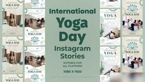 Videohive International Yoga Day Instagram Stories 57789821 Openers template preview