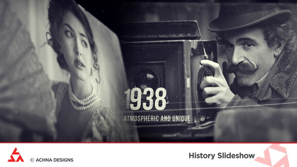 Videohive History Slideshow 54325676 Video Displays template preview