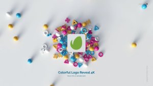 Videohive Colorful Logo Reveal 4K Logo Stings template preview