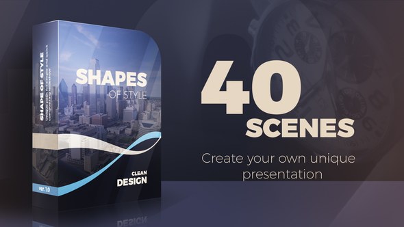 Videohive Shapes of Style Presentation Elements template preview