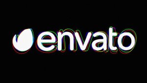 Videohive Particles Glitch Logo Titles template preview