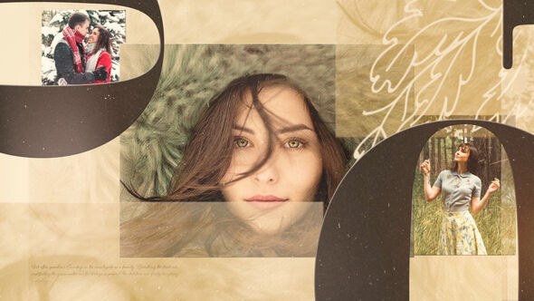 Videohive Retro Love Story Photo Slideshow Openers template preview