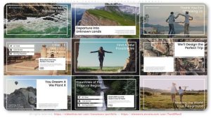 Videohive Unexpected Travel - Panoramic Demo Reel Video Displays template preview