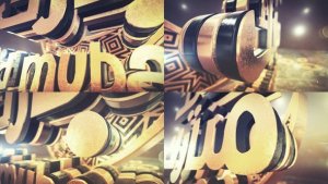 Videohive Ramadan & Eid Golden Opener Ramadan template preview