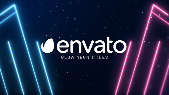 Videohive Neon Titles Opener Titles template preview